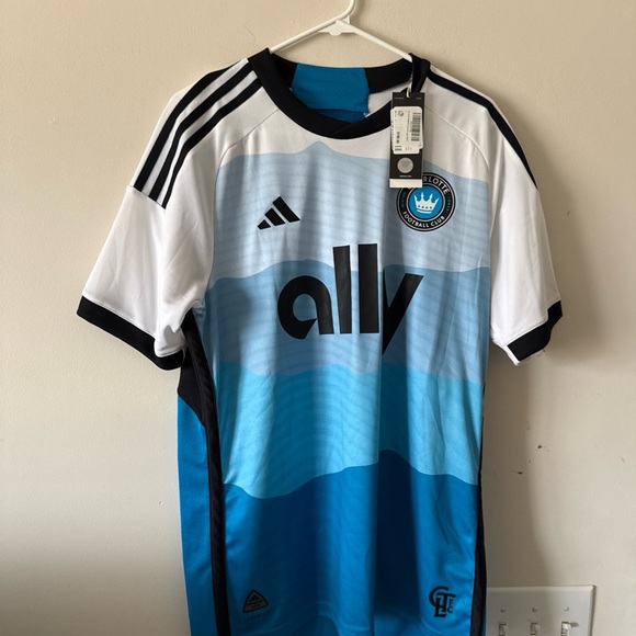 adidas Other - Men’s Adidas Enzo Copetti #9 Charlotte FC Jersey Authentic 24/25 Sz L NWT RARE